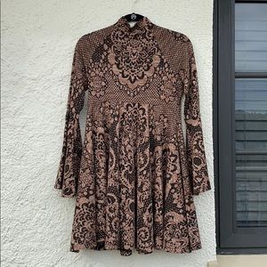 Free People Bell Sleeve Dress